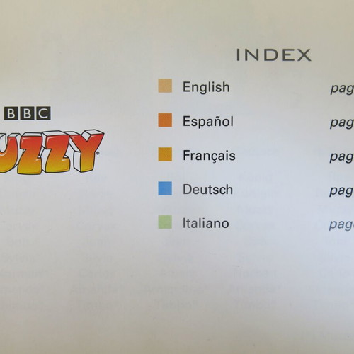 Muzzy Level 1 Part 1 book and DVD set used, multilingual language course