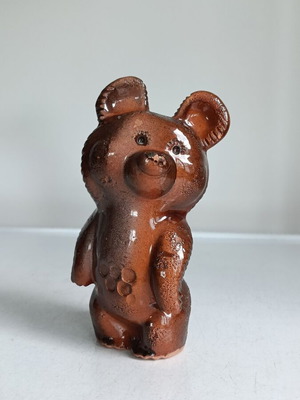 Misha Bear Porcelain Figurine like new, 1980 Moscow Olympics symbol