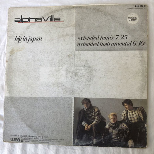 Alphaville Big in Japan 12" vinyl 1984, pop
