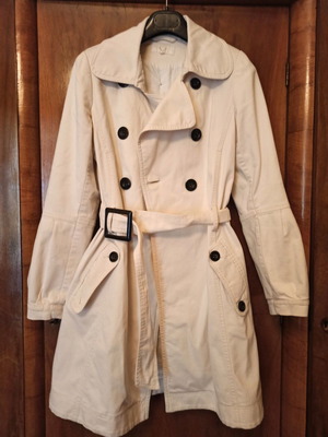 VS trench coat used beige with belt, size M/38/10
