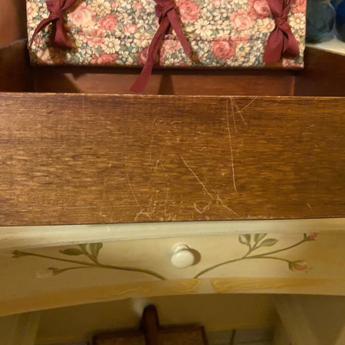 Storage box like new with fabric top