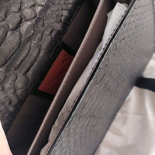 Wings shoulder bag handmade new, black with studs