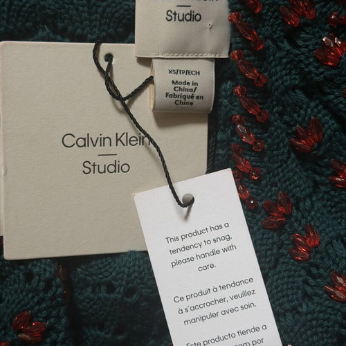Calvin Klein Studio dress new, XS, green