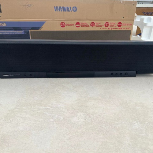 Yamaha YSP-4000 soundbar and YST-FSW150 subwoofer used home cinema system