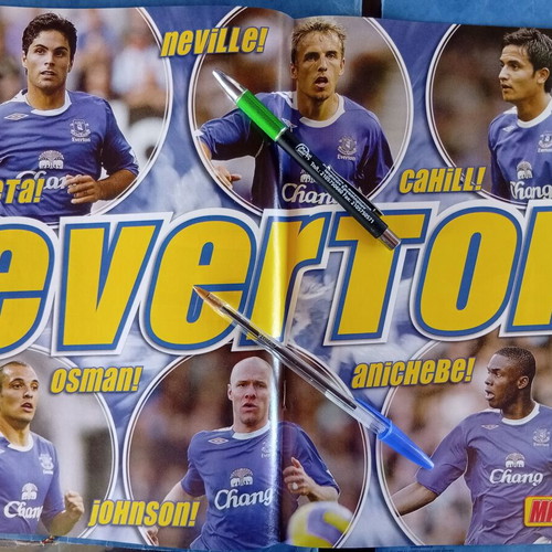 Match Football Magazine issue 30-5/2/2007 like new with Everton posters