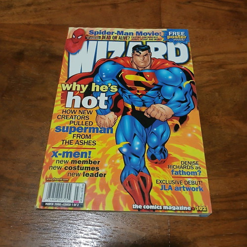 Wizard magazines used, pack of 9 issues with Jim Lee special