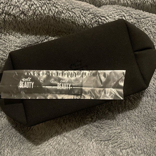 Cult Beauty black makeup bag new