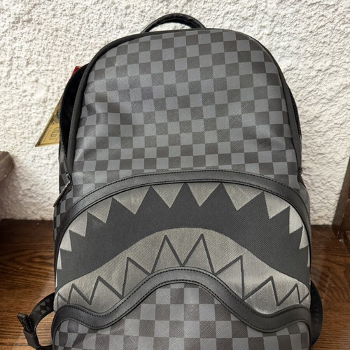 Sprayground Sharks In Paris Lightshow Backpack like new, limited edition