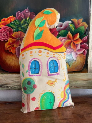 Πάνινο σπιτάκι καινούργιο 30cm