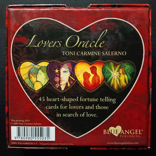 Lovers Oracle Heart Shaped Fortune Telling Cards deck like new