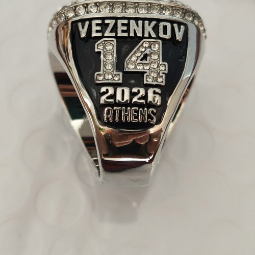 Olympiacos Euroleague basketball ring new, size 11 US