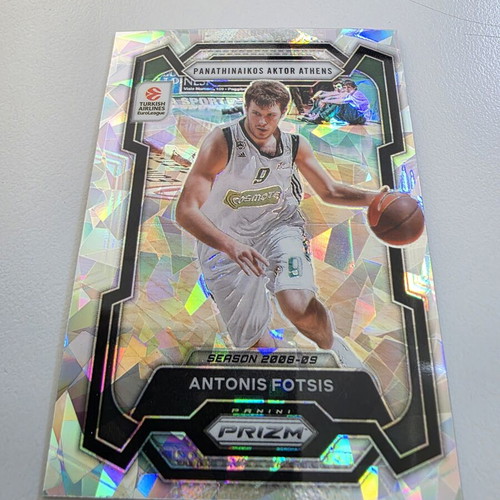 Antonis Fotsis Euroleague Prizm Cracked Ice Card new