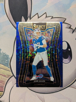 Josh Allen Panini Select 2024 blue Disco suite level αριθμημένη έως 25 σαν καινούργιο