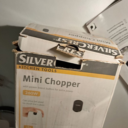 Mini Chopper SilverCrest SMZ 260 B1 new electric food processor