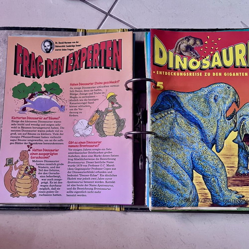 De Agostini Dinosaur Magazines used, set of 19 in German