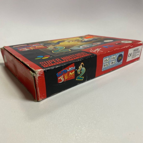 Earthworm Jim 2 Super Nintendo SNES used with original box