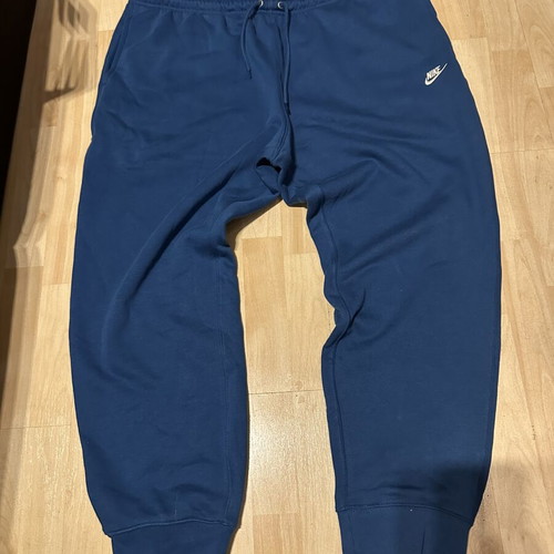 Nike baggy blue cuffed joggers size XXL