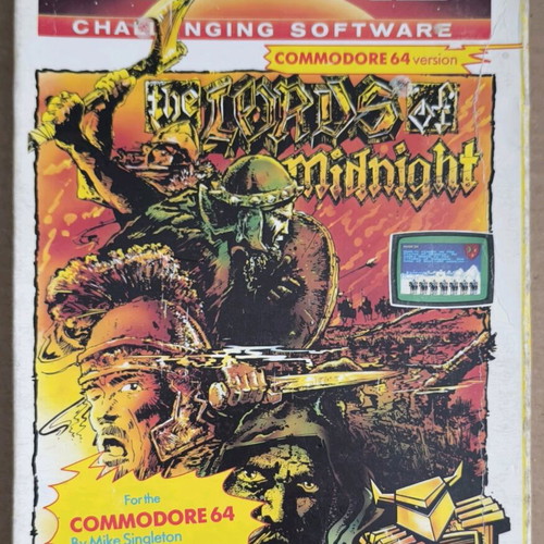 The Lords Of Midnight used, Commodore cassette, big box