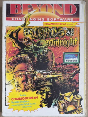 The Lords Of Midnight used, Commodore cassette, big box
