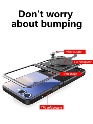 Θήκη Samsung Z flip νέα, ανθεκτική σε κρούσεις και μαγνητική, σειρά 4 έως 7