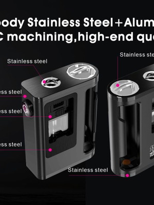 Damn Vape Nitrous ZAION Kit Black Stallion νέο All In One