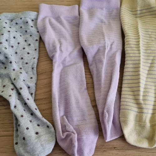 Bic colorful socks used, pack of 3 pairs