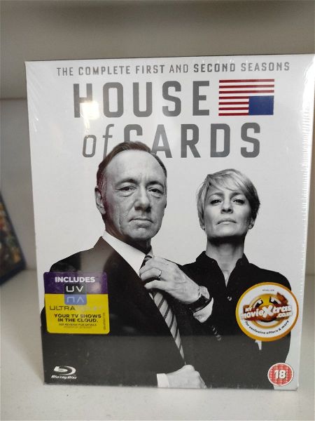  House Of Cards Seasons 1+2 Blu-ray
