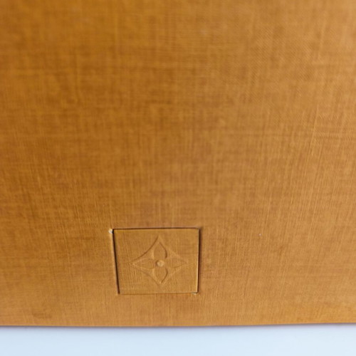 Louis Vuitton luxury storage box with hard case and gift bag new