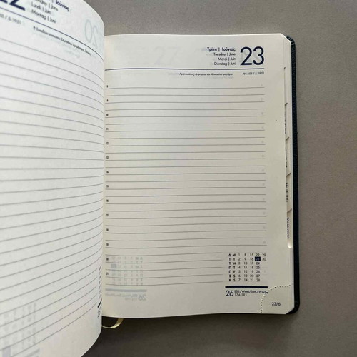 Leather diary B5 with case 2026 new 16x24
