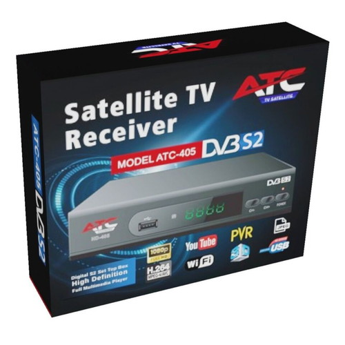ATC Satellite Receiver HD405 DVB-S2 New