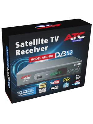 ATC Satellite Receiver HD405 DVB-S2 New