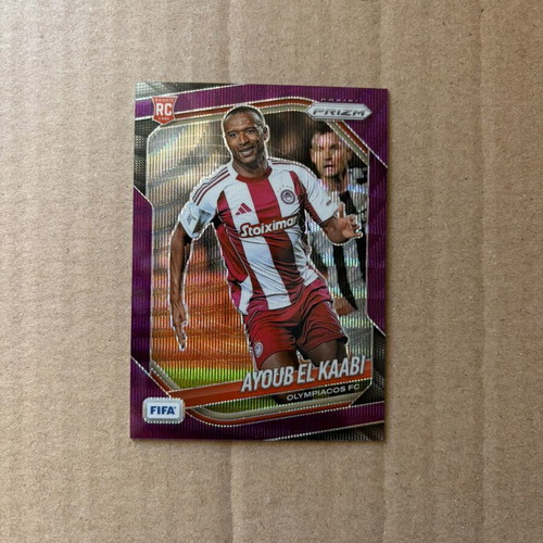 Panini FIFA Prizm Ayoub El Kaabi Rookie Card like new Olympiacos