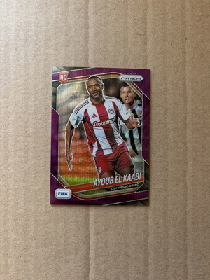 Panini FIFA Prizm Ayoub El Kaabi Rookie Card like new Olympiacos