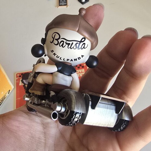 POP MART SkullPanda Laid Back Tomorrow Series Secret Coffee Knight Figure new
