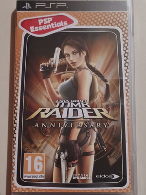 Tomb Raider Anniversary PSP game Essentials edition
