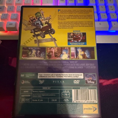 Disney children's movies DVD used, Romanian and English