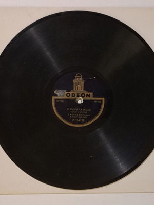 Odeon 78 RPM Record G.A. 1080 used with songs by G. Vidalis
