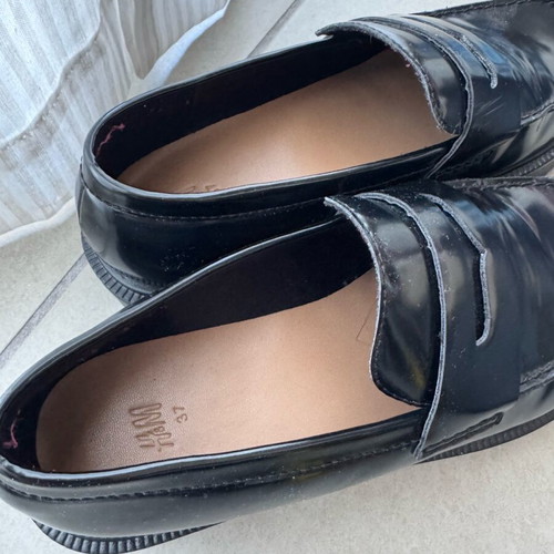 Oxford loafers H&M like new, black, size 37