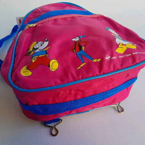 Walt Disney kindergarten school bag new, Greek made 80's Chris