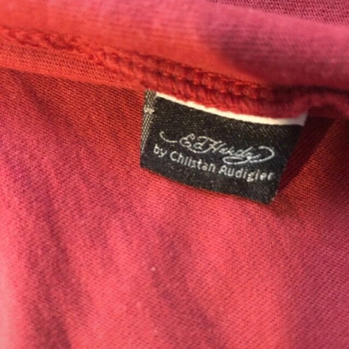 Ed Hardy women's tshirt collectible like new, red size M