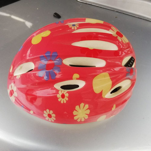 Bicycle helmet used, cycling accessory