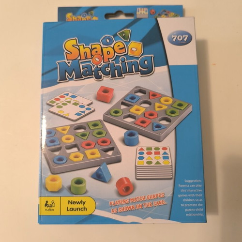 Shape Matching board game by 707 Games, new