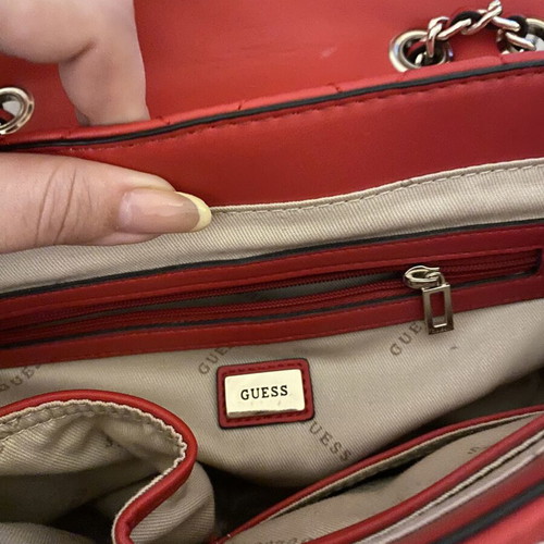 Guess crossbody bag, deep red