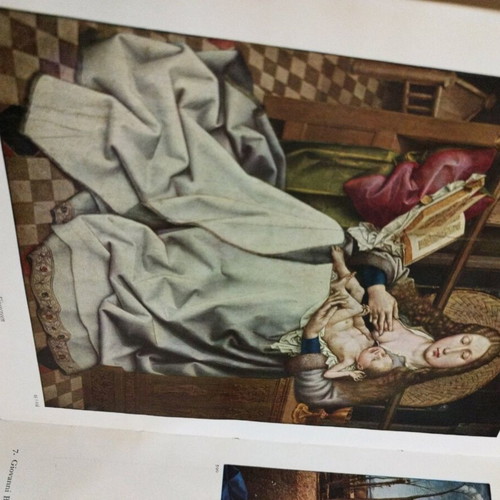 Art book used with 24 paintings from the National Gallery London 1959
