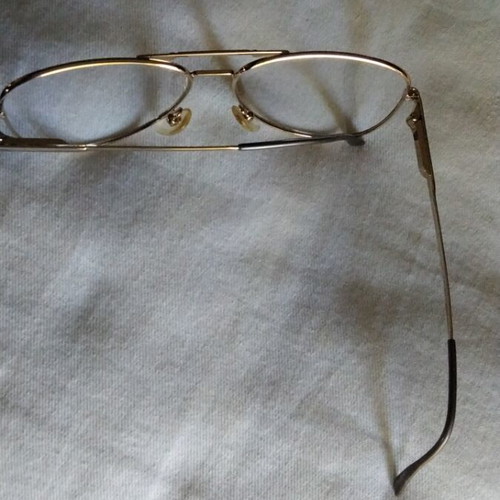 Vintage Aviator Eyeglass Frame gold, like new, size 56