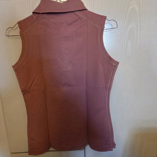 Napapijri sleeveless polo pink used, small