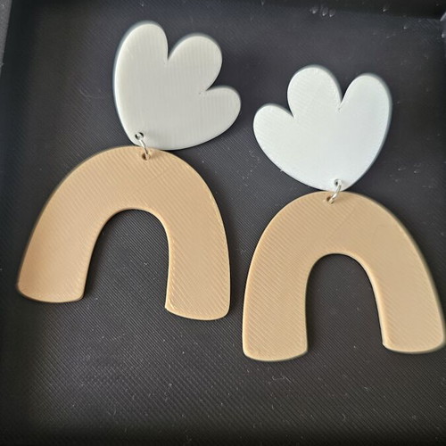 Handmade summer earrings like new, unique design