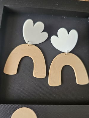 Handmade summer earrings like new, unique design