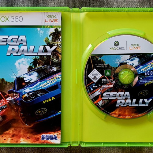 Sega Rally Xbox 360 game used, complete