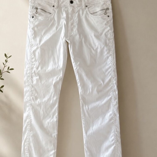 Exibit white pants size M like new, casual chino style